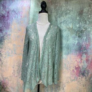 📌Daytrip Beautiful Asymmetrical Lace Cardigan